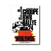 Hoonigan X RWB GROUPE RWP 5-inch sticker featuring a bold design and vibrant colors.