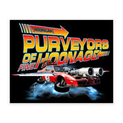 Hoonigan HOONCAPACITOR 4-inch sticker featuring a colorful graphic design with racing elements.