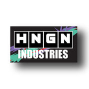 Hoonigan HNGN POWER sticker, 3.25 inches in size, featuring bold typography and a graphic design on a white background.
