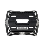 Hoonigan TRACK DAY Collapsible Stool with logo, featuring a black and gray design, lightweight frame, and compact folding style.