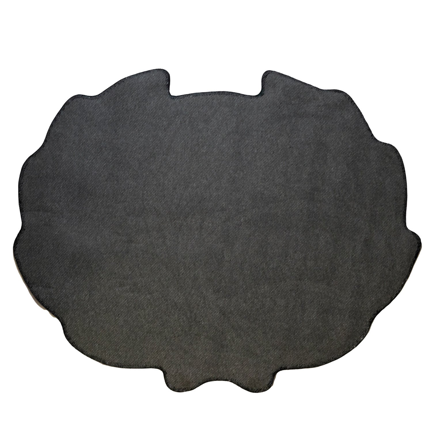 Hoonigan WORLDWIDE 3.75-foot rug featuring a bold black and white design with the Hoonigan logo.