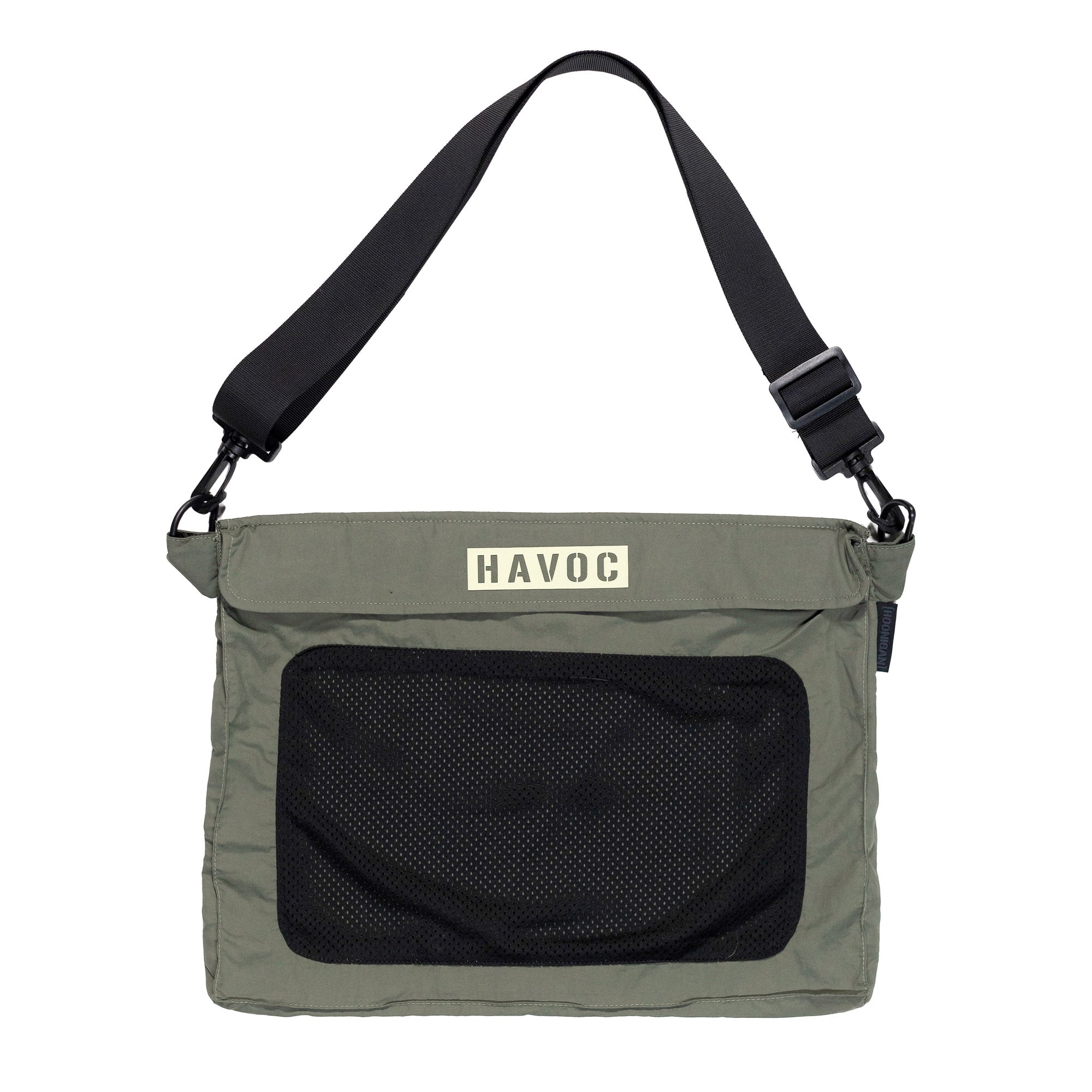 Hoonigan H.A.V.O.C. rain-activated windbreaker jacket with a black adjustable strap and front zip pocket, designed for weather protection.