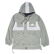 Hoonigan H.A.V.O.C. rain-activated windbreaker jacket with adjustable hood, multiple pockets, and reflective details.