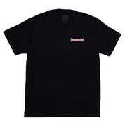 Black Hoonigan KILL ALL TIRES USA short sleeve T-shirt with a small red and white logo on the chest.