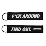 Hoonigan FIND OUT Jet Tag Keychain
