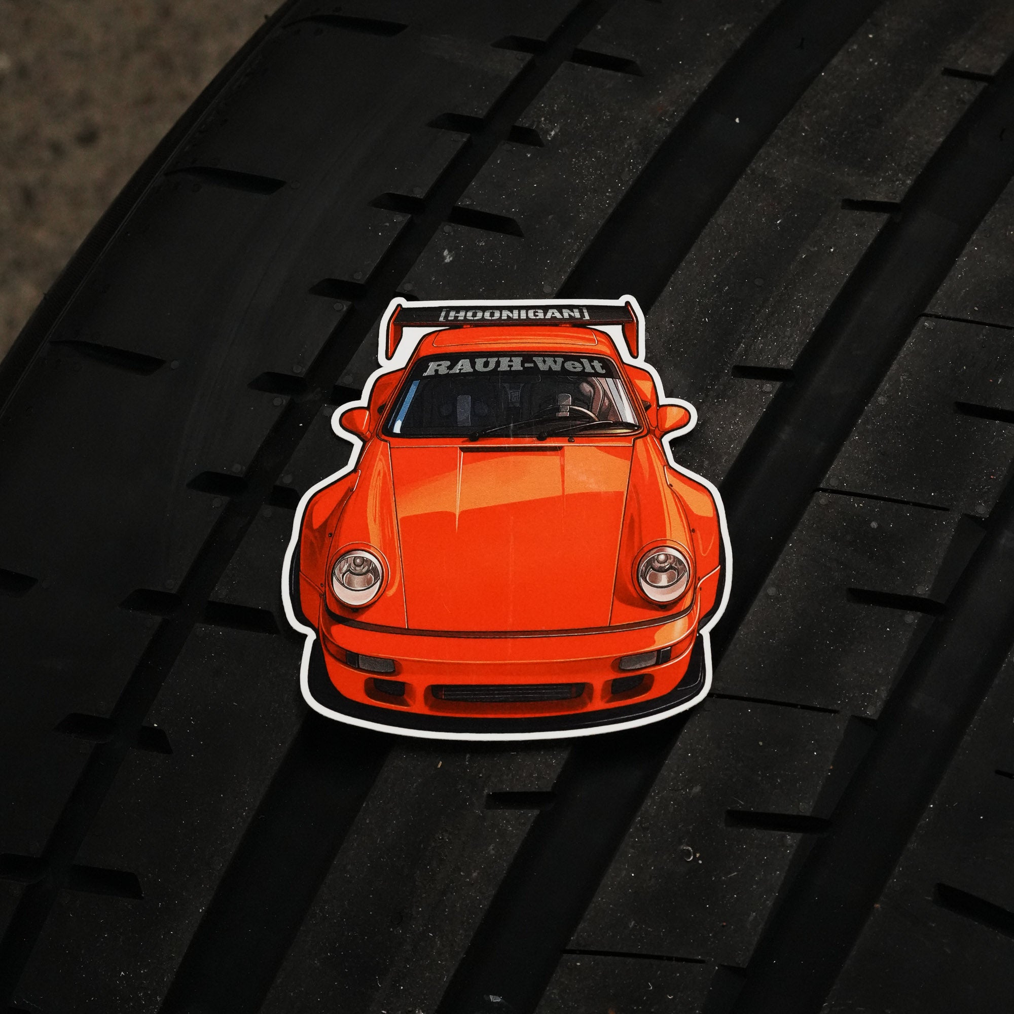 Hoonigan x RWB NEO Sticker (4.37")