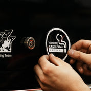Hoonigan x RWB TIRE SMOKING AREA Sticker (3.5")
