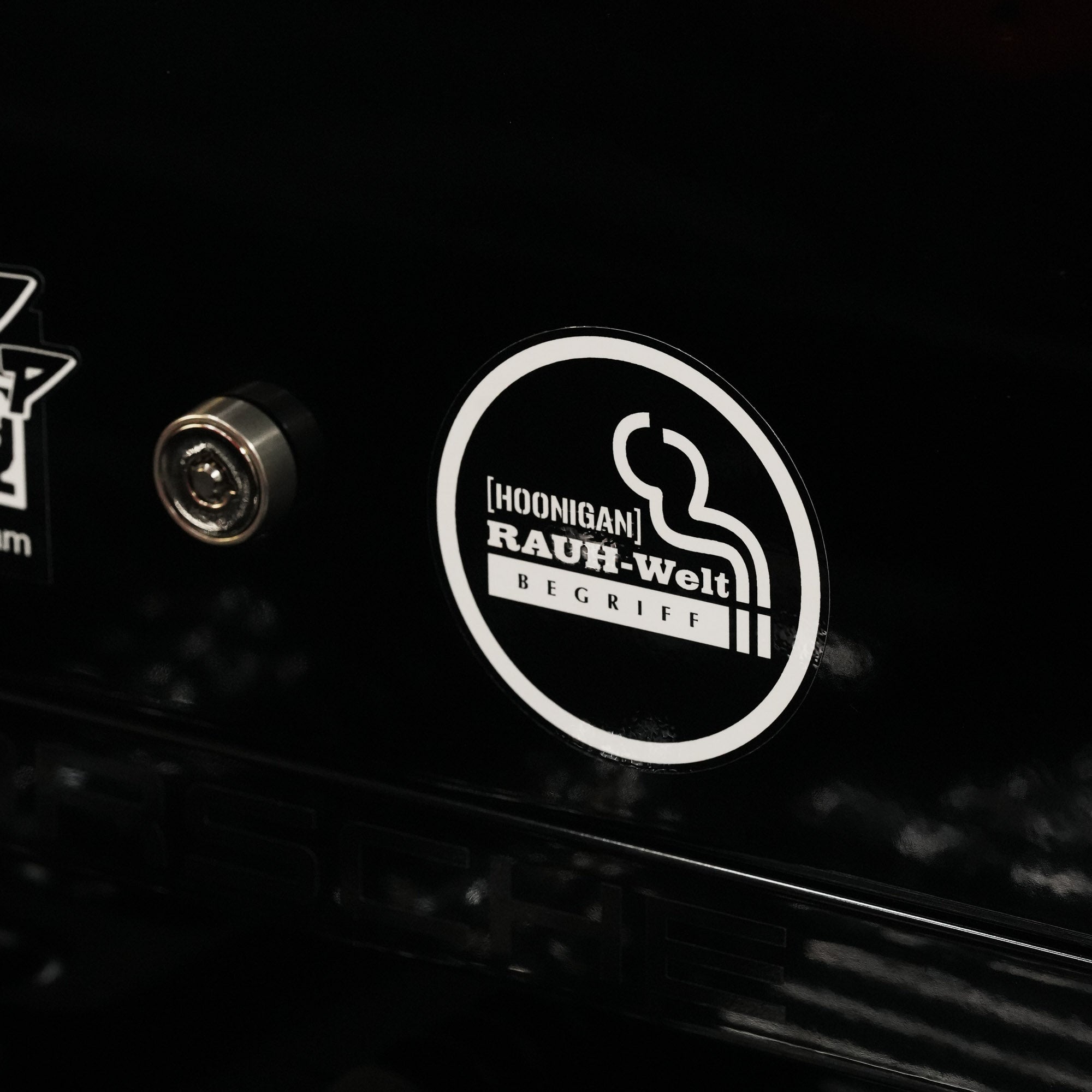 Hoonigan x RWB TIRE SMOKING AREA Sticker (3.5")