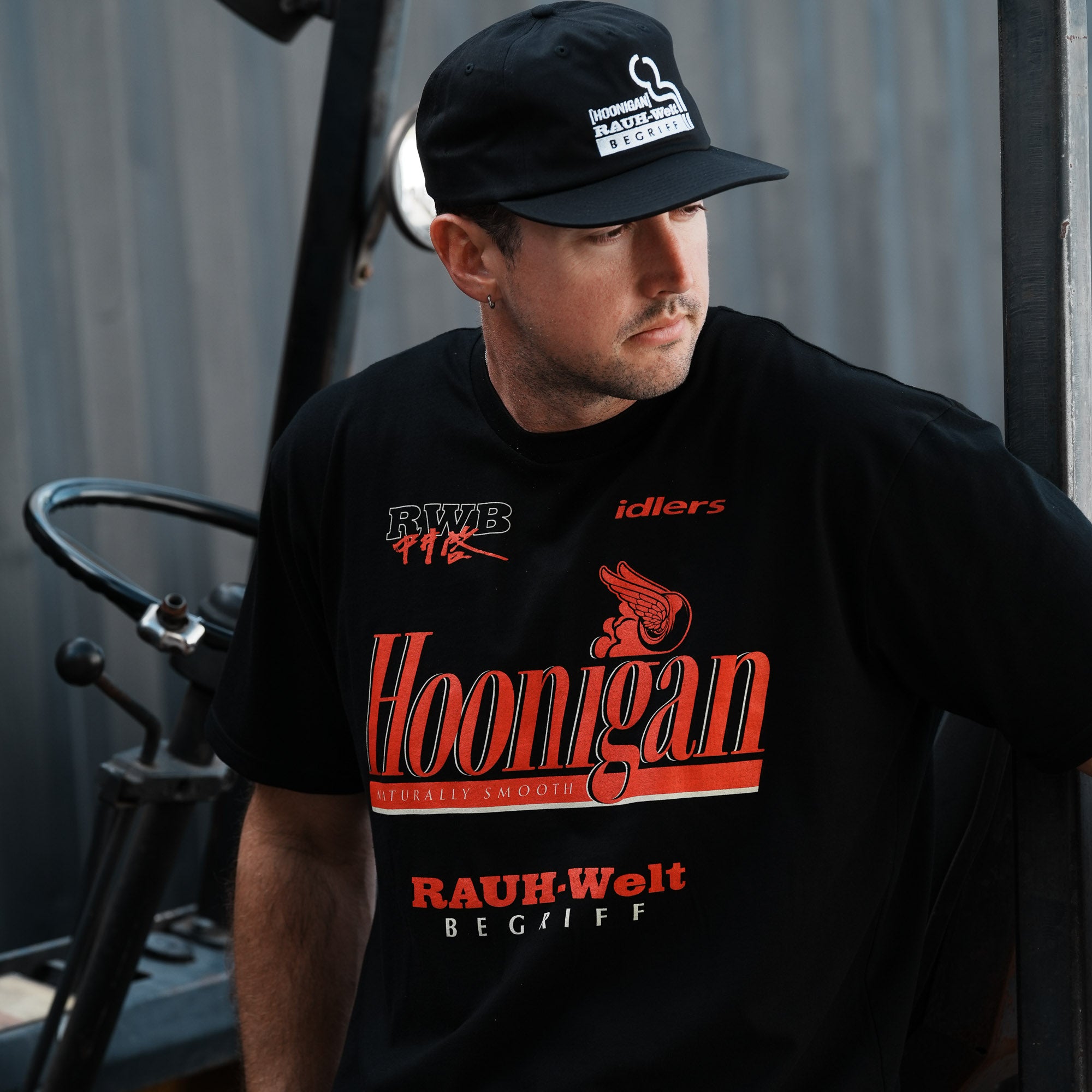 Hoonigan x RWB TIRE SMOKING Unstructured Snapback Hat