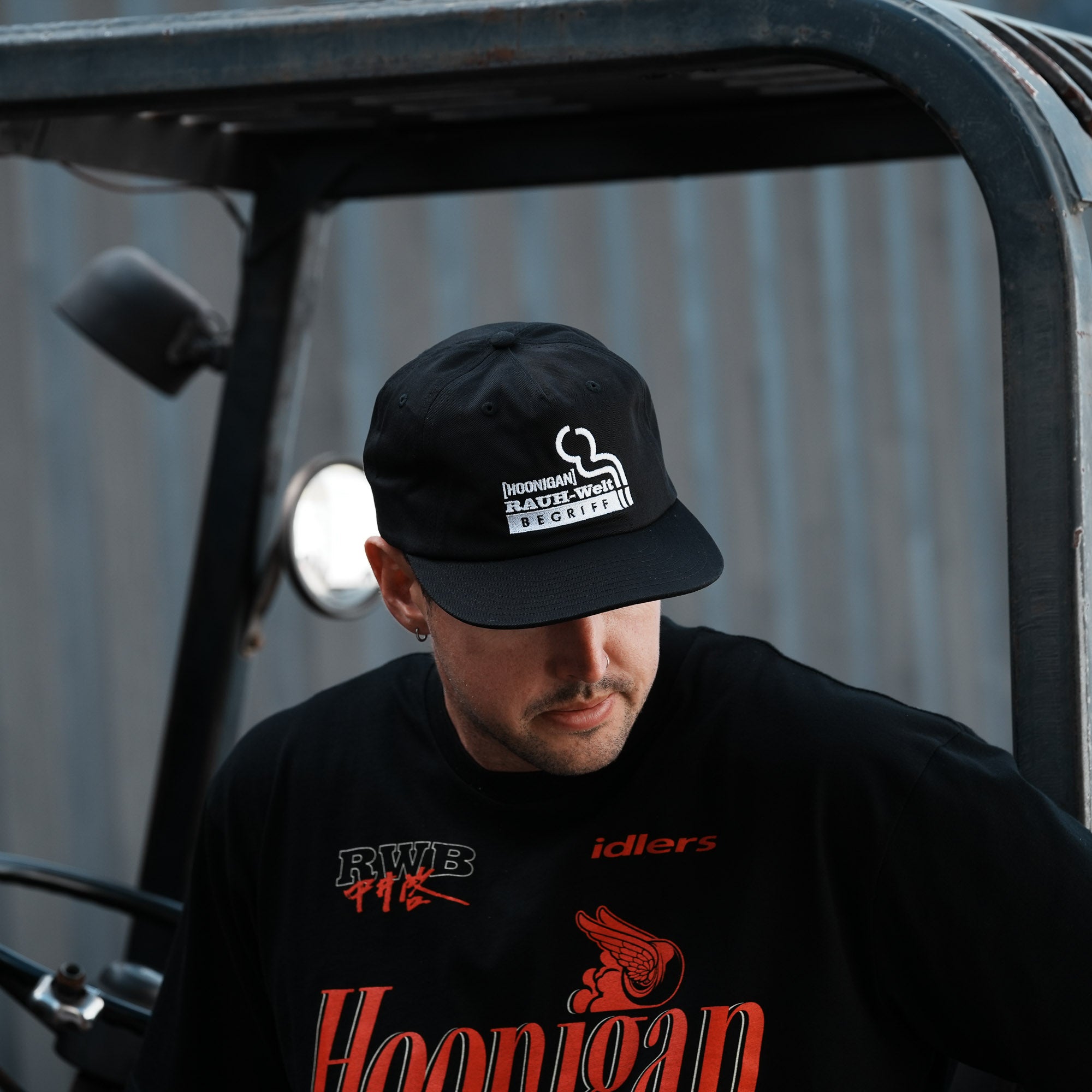 Hoonigan x RWB TIRE SMOKING Unstructured Snapback Hat