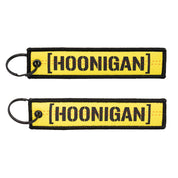 Hoonigan RATCHET STRAP CENSOR BAR Jet Tag Keychain
