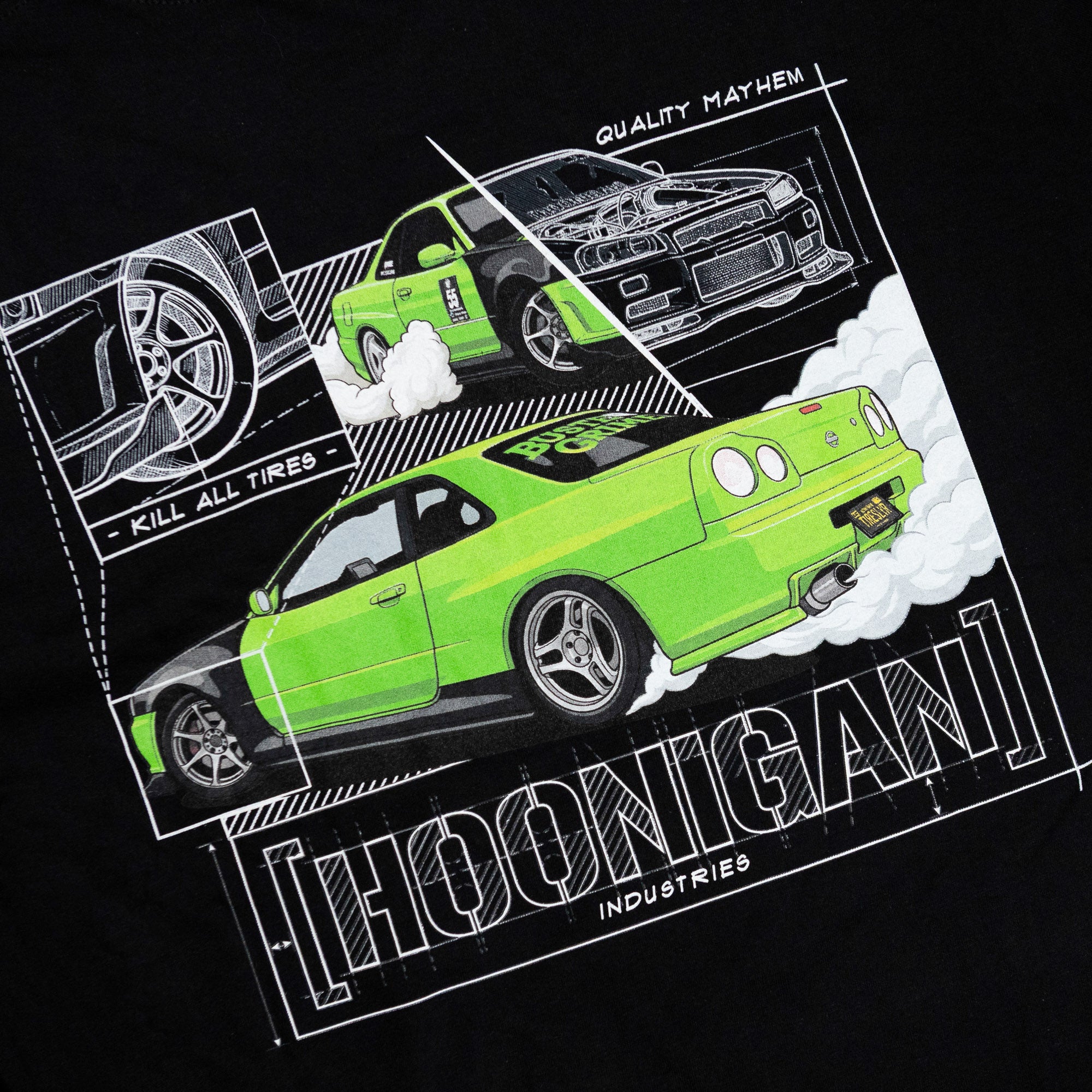 Hoonigan MAYHEM BLUEPRINT Short Sleeve T-Shirt