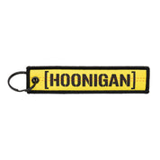 Hoonigan RATCHET STRAP CENSOR BAR Jet Tag Keychain