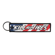 Hoonigan STARS AND STRIPES KILL ALL TIRES Jet Tag Keychain