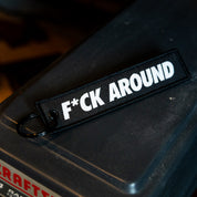 Hoonigan FIND OUT Jet Tag Keychain
