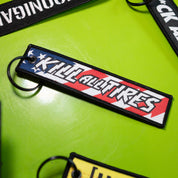 Hoonigan STARS AND STRIPES KILL ALL TIRES Jet Tag Keychain