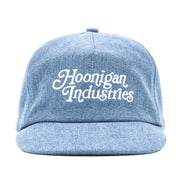 Hoonigan BY THE BOOK Denim Unstructured Snapback Hat