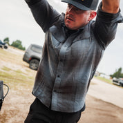 Hoonigan RUST Long Sleeve Flannel Shirt