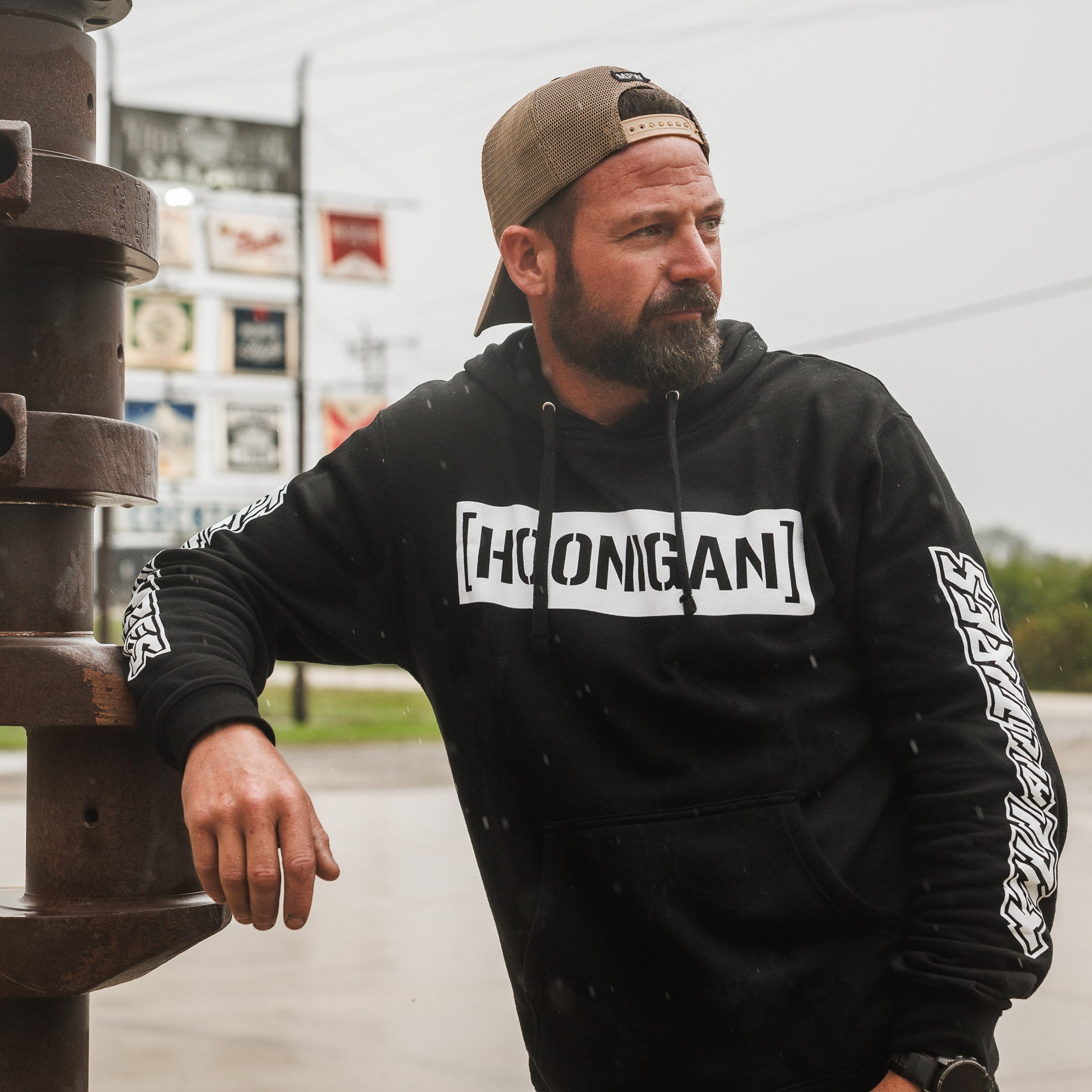 Hoonigan CENSOR BAR KILL ALL TIRES Pullover Hoodie