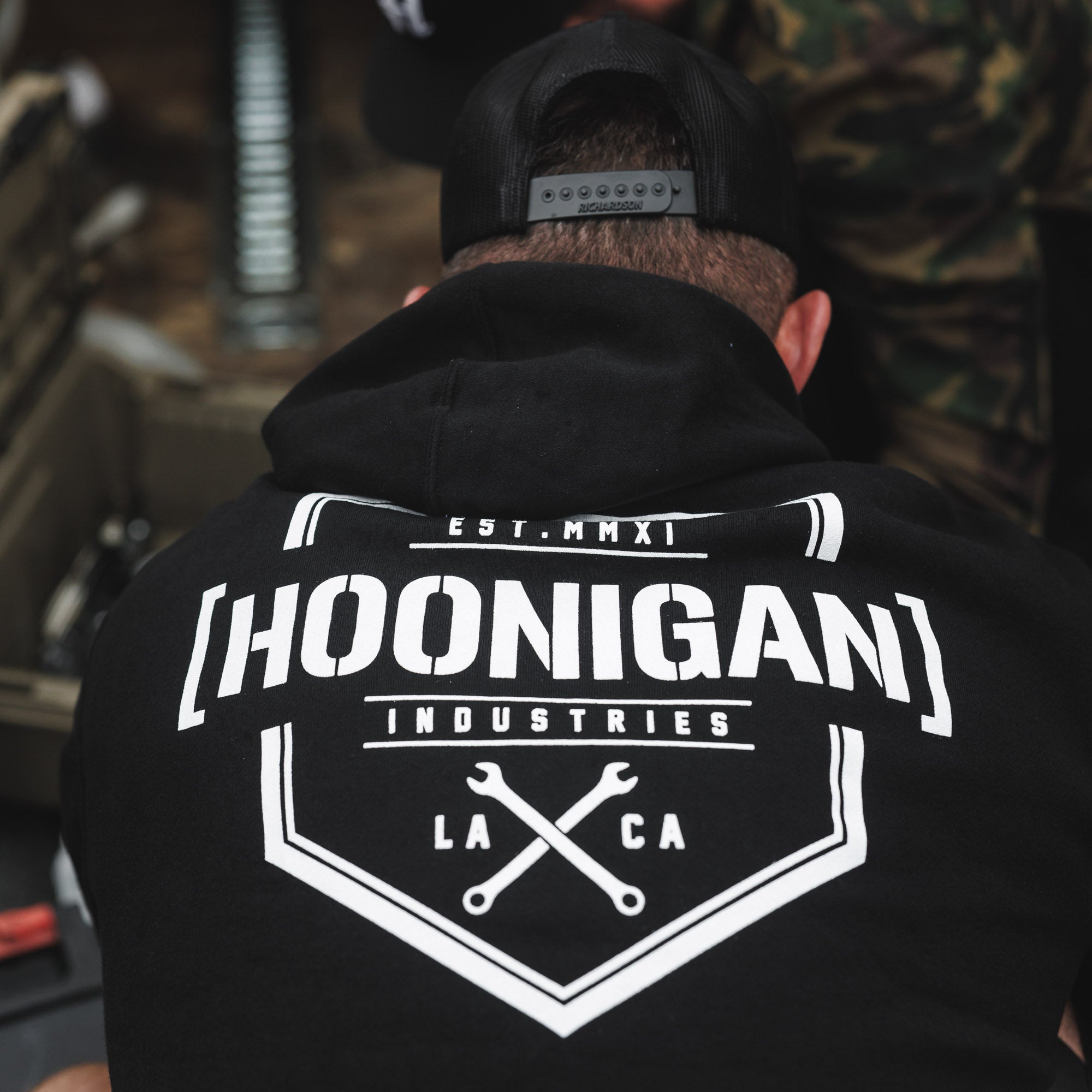 Hoonigan BRACKET X LOGO Zip Hoodie