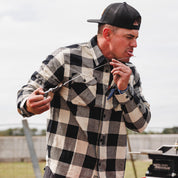 Hoonigan H Icon Woven Flannel Long Sleeve Shirt