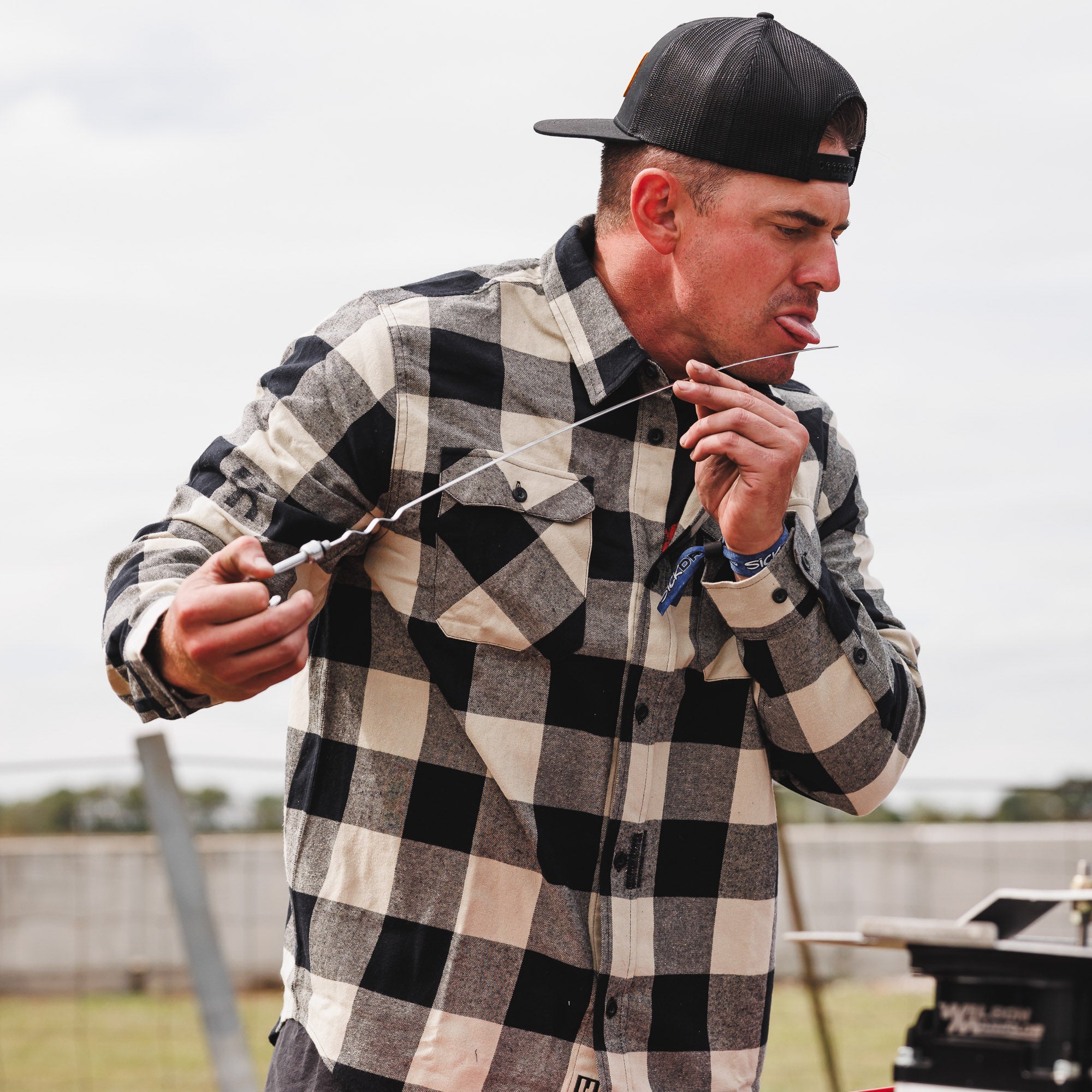 Hoonigan H Icon Woven Flannel Long Sleeve Shirt