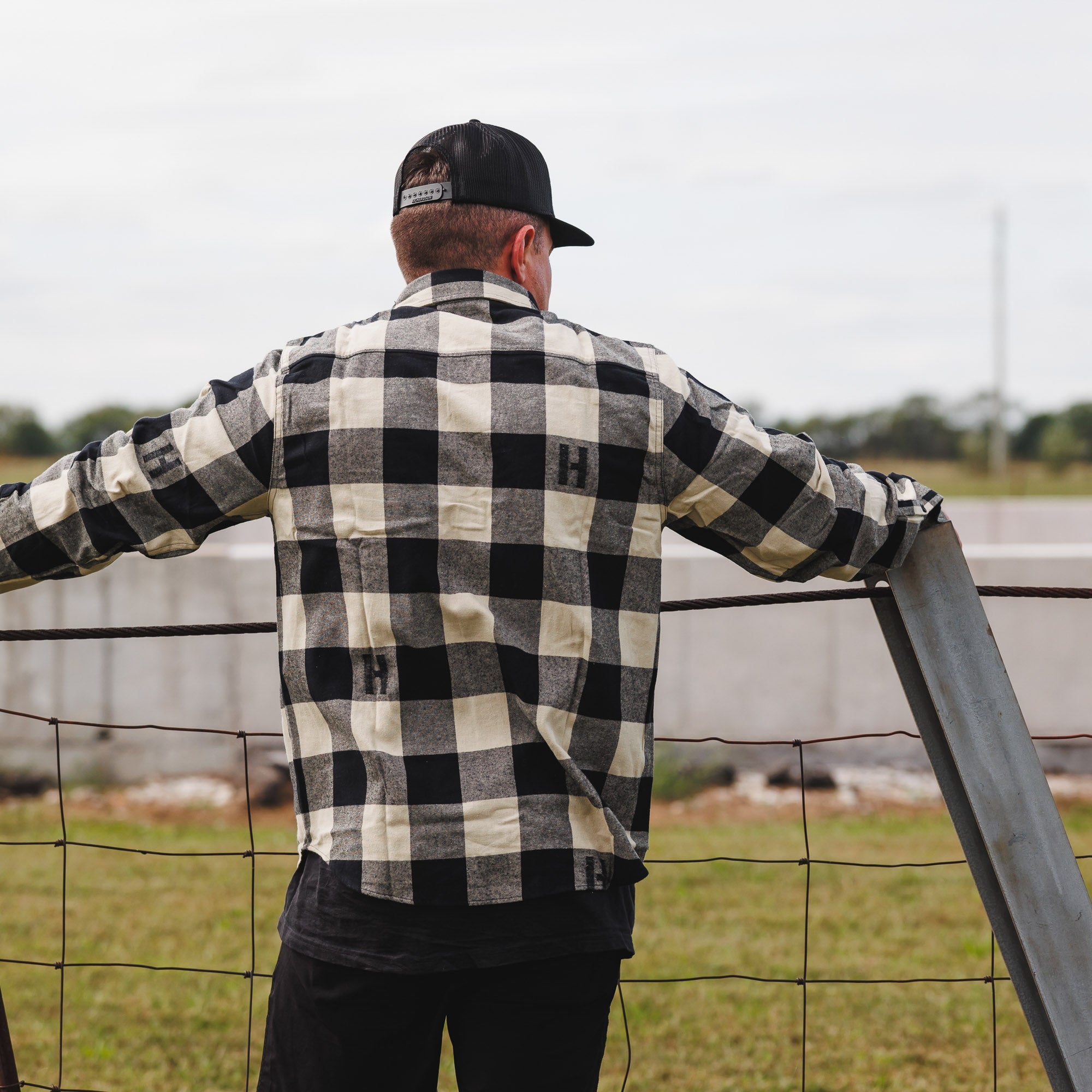 Hoonigan H Icon Woven Flannel Long Sleeve Shirt