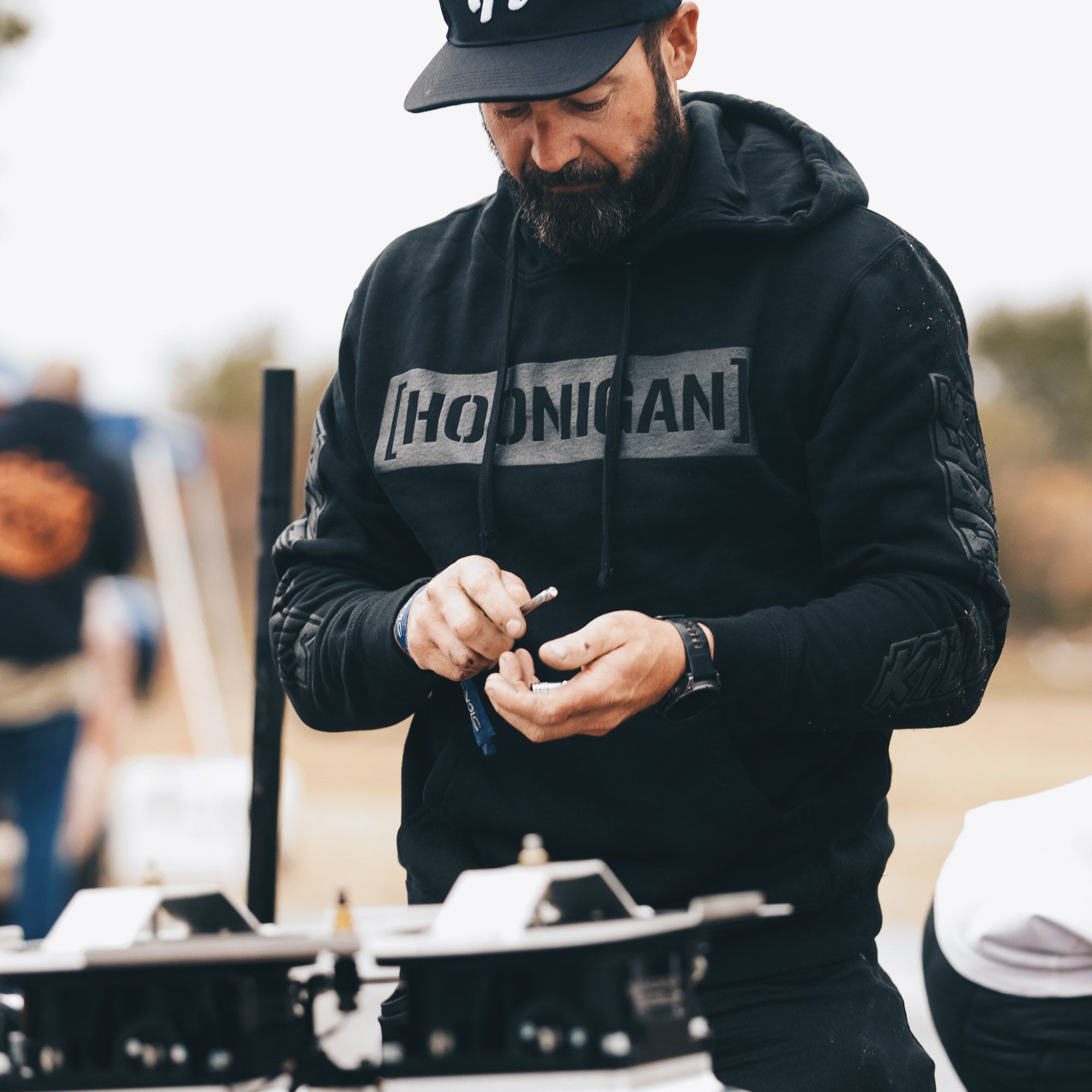 Hoonigan AIRBAGS CENSOR BAR Pullover Hoodie