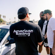 American Racing logo short sleeve tee featuring a bold graphic design in a classic fit.