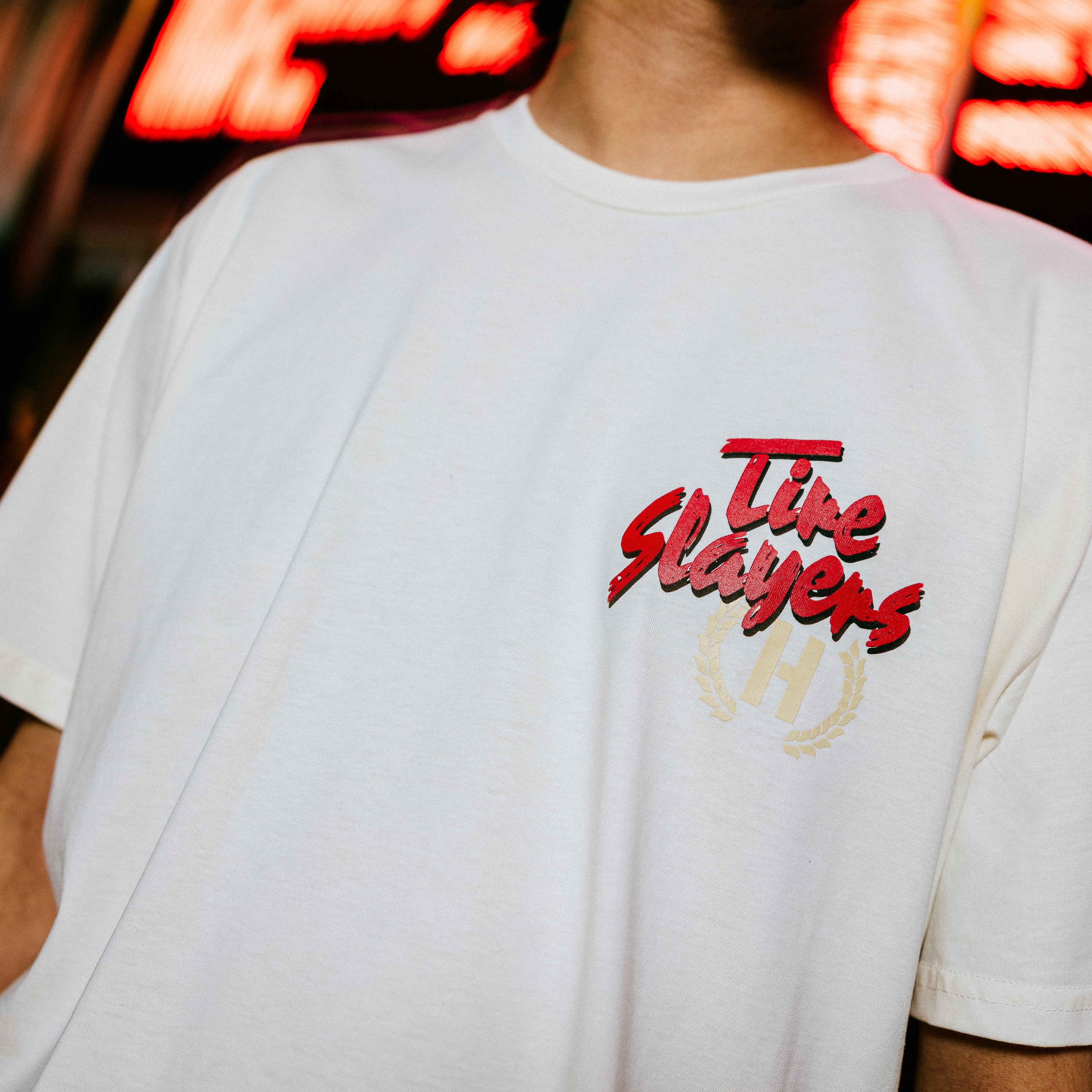 Hoonigan MAYHEM ROAD Short Sleeve Tee featuring bold graphics and a classic fit in black.