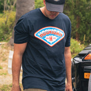 Hoonigan FULL SERVICE Summer Short Sleeve Tee in black with bold white graphics and logo.