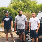Hoonigan INTERSTATE Summer Short Sleeve Tee in black featuring a bold Hoonigan logo on the chest.