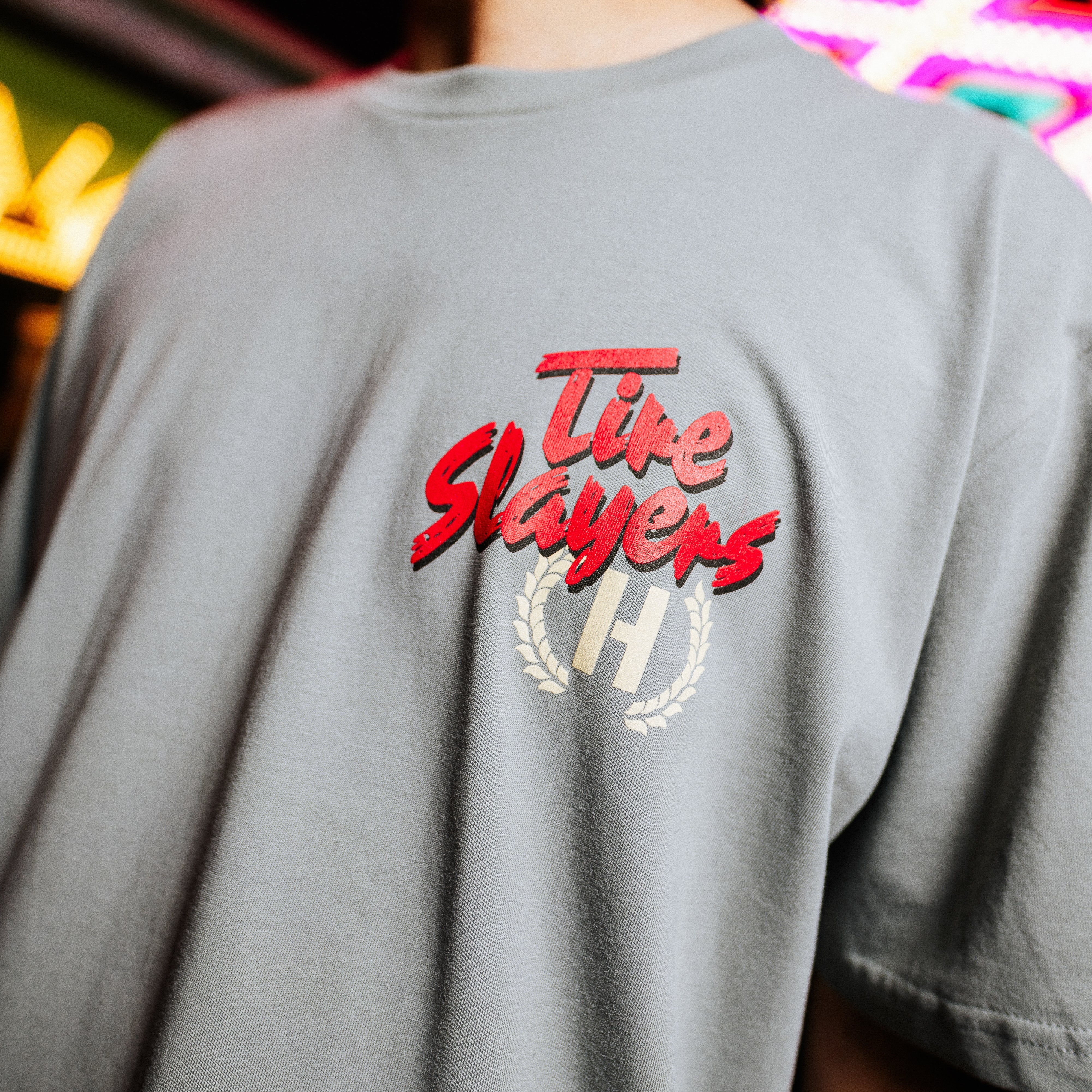 Hoonigan MAYHEM ROAD Short Sleeve Tee featuring a bold graphic design and a classic fit in black color.