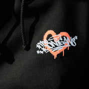 Hoonigan FIND OUT Pullover Hoodie in black with bold white graphic logo on the front.