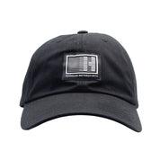 Black unstructured dad hat featuring the Hoonigan Motorsports logo embroidered on the front.