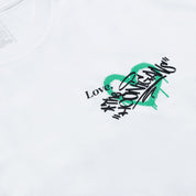 Black Hoonigan FIND OUT 2.0 Short Sleeve Tee featuring bold graphic logo on the front.