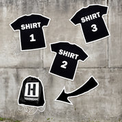 Hoonigan MYSTERY BAG (3 Short Sleeve T-Shirts + Drawstring Bag)