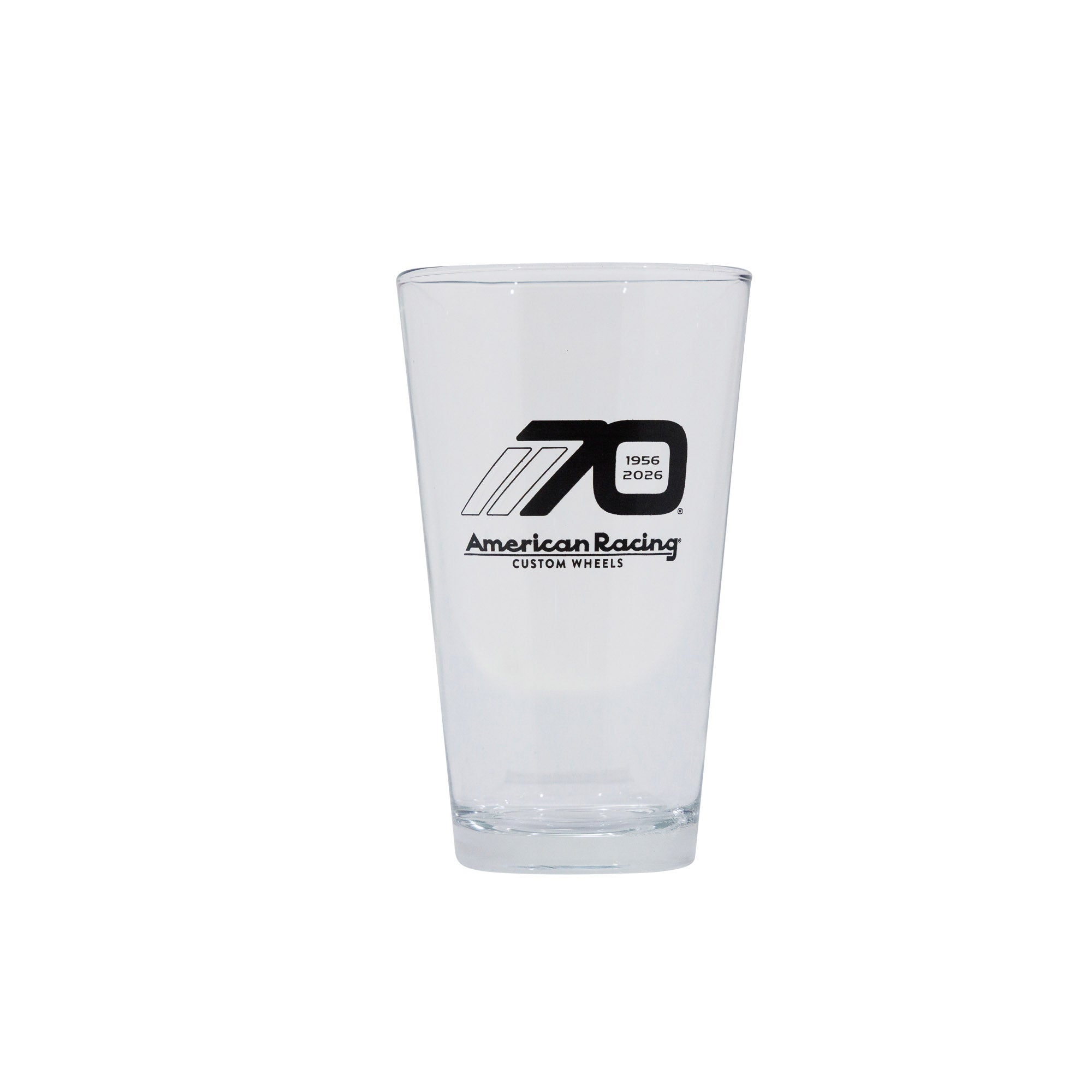 American Racing 70th Pint Glass