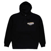 Black pullover hoodie featuring a colorful US Mags logo on the chest, perfect for automotive enthusiasts.