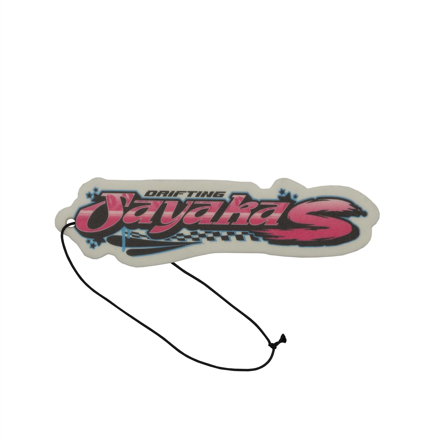 Hoonigan x Sayaka Air Freshener, 4.75-inch round design featuring vibrant graphics and a hanging string.