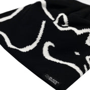 Black Rhino SKULL CAP Beanie in black, featuring a snug fit and ribbed design for warmth and style.