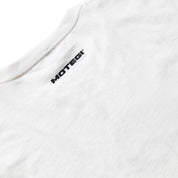 Motegi SD Series Short Sleeve Tee in navy blue featuring a minimalist design with a crew neckline and logo print on the chest.