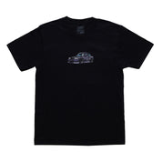 Hoonigan SD Series short sleeve tee featuring a bold graphic design on a black background.