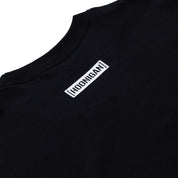 Hoonigan SD Series short sleeve tee featuring graphic logo design in black and white on a light gray background.