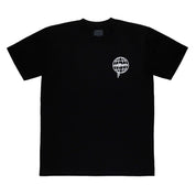Black short sleeve t-shirt featuring a white Rotiform logo on the front, ideal for automotive enthusiasts.