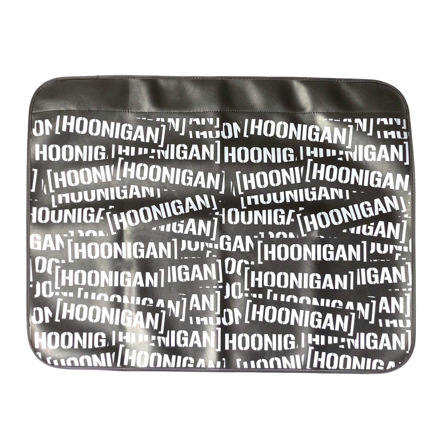 Hoonigan SCATTER PRINT Fender Cover featuring a bold, colorful design with scattered graphic elements.