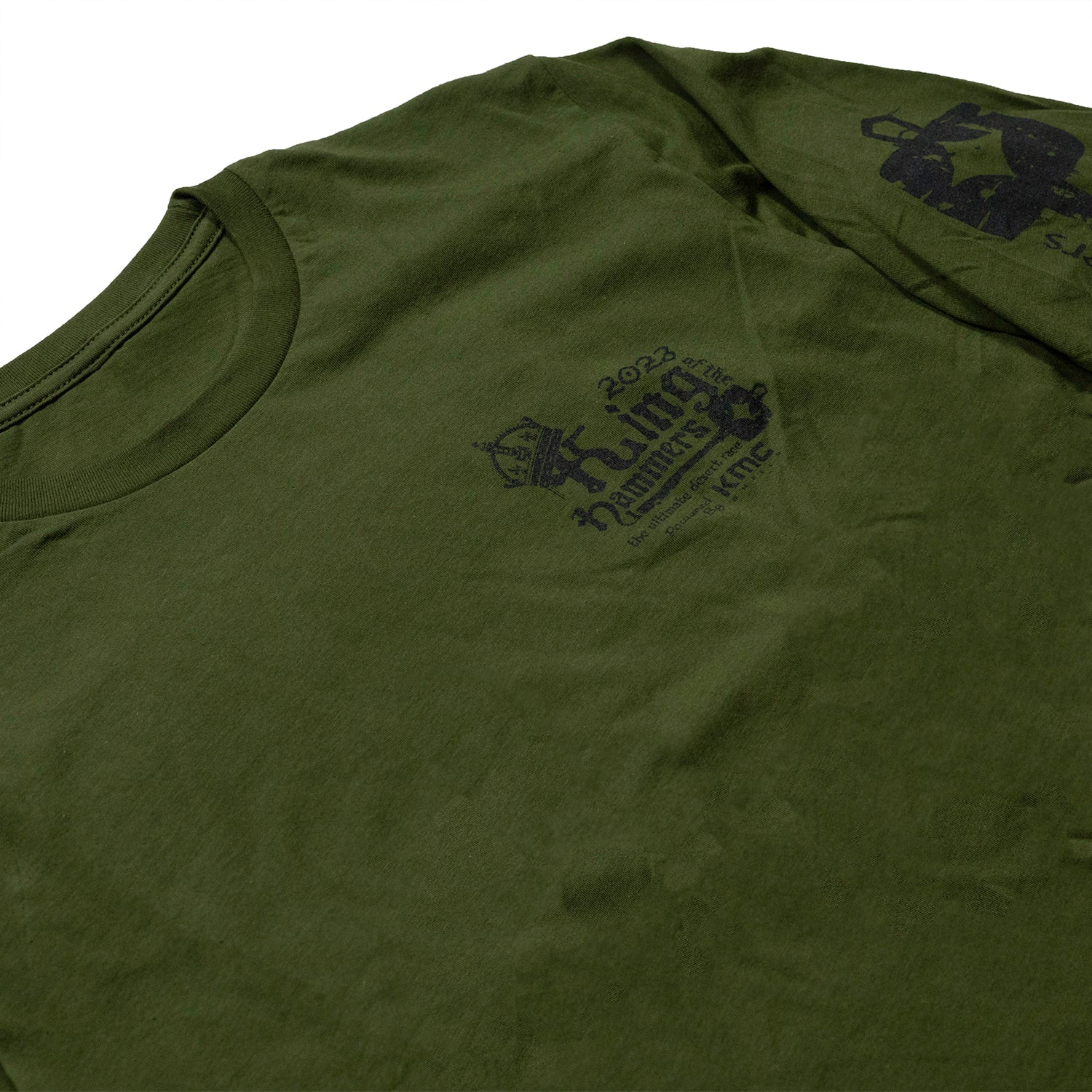 KMC KING OF THE HAMMERS Long Sleeve Tee featuring a black design with bold graphic logo on the front.