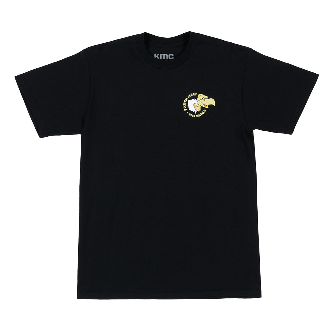 KMC Pick'em Clean Short Sleeve Tee in heather gray with a graphic logo on the front.