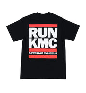 KMC RUN Short Sleeve Tee in navy blue with a lightweight, moisture-wicking fabric.