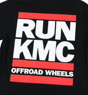 KMC RUN Short Sleeve Tee in blue, featuring a lightweight fabric and a modern athletic fit, ideal for running and workouts.